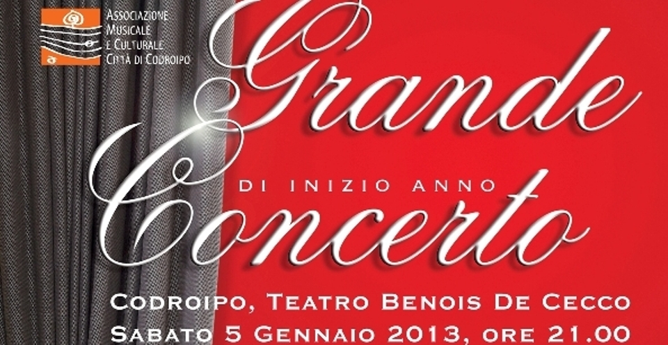 SABATO 5 GENNAIO: GRANDE CONCERTO DI INIZIO ANNO!