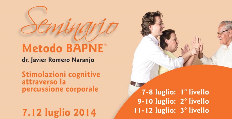 7-12 luglio: SEMINARIO METODO BAPNE DR. JAVIER ROMERO NARANJIO