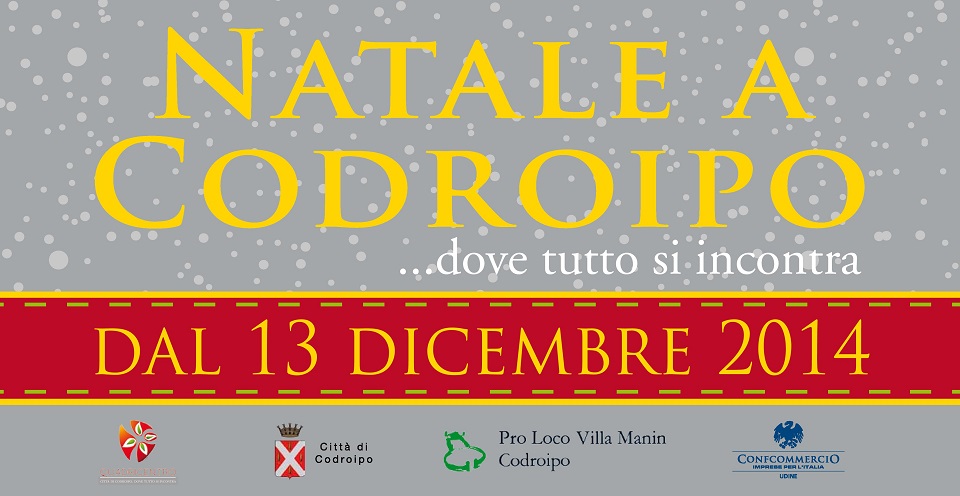 Natale a Codroipo: scopri le nostre iniziative….