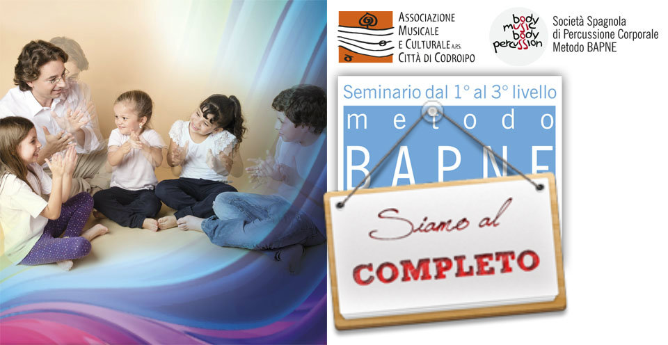 6 -11 luglio – Body percussion ESAURITO! VEDI NUOVE DATE 13-18 luglio