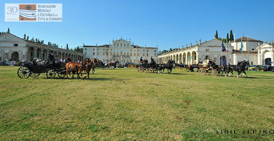 Domenica 7 giugno Villa Manin di Passariano: l’orchestra giovanile Città di Codroipo suonerà al III° Concorso Internazionale attacchi di tradizione