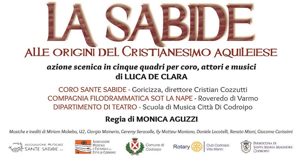 Venerdì 27 ottobre 2017 – ore 20.30 Duomo di Codroipo – LA SABIDE