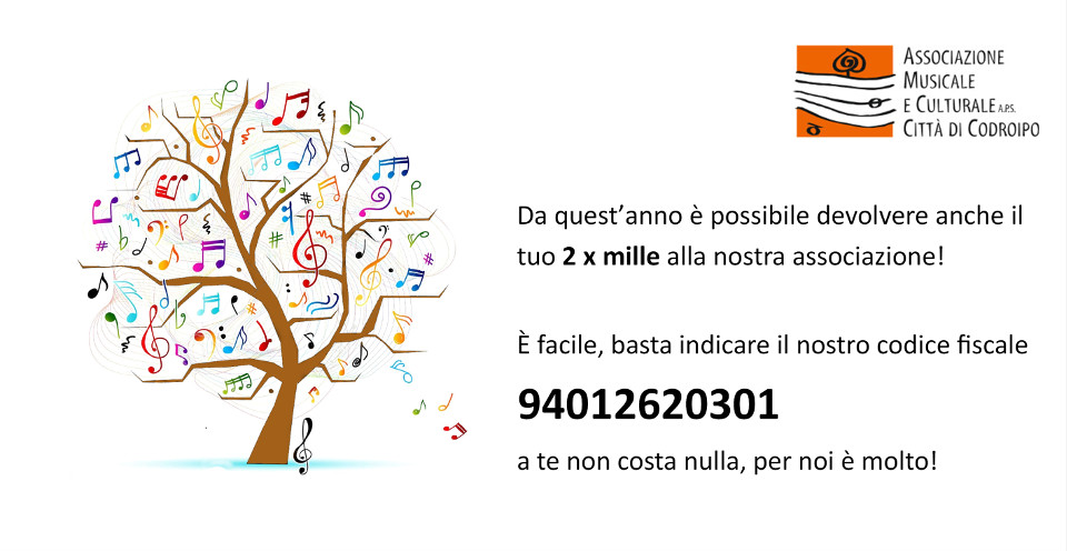 Sostieni la nostra associazione! Devolvi il tuo 2 per mille!