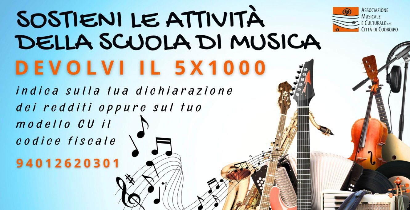 Sostieni la nostra associazione! Devolvi il tuo 5 per mille!